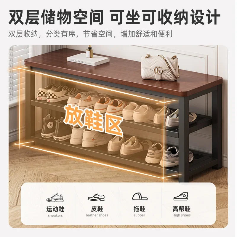 Long Stool, Long Stool, Shoe Change Stool At The Door of The Home, Can Sit in The Gym, Lounge Area, Long Bench, Bathroom - view 2