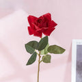 Realistic pink artificial flowers for interior decoration - Red