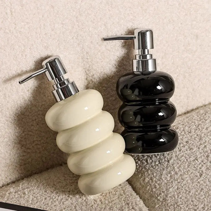 Ceramic bottle for disinfectant and soap dispenser - view 4