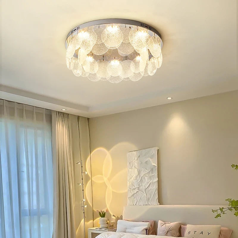 LED glass ceiling lamp for interior decoration - view 3