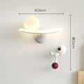 Wall sconce in metal for interior decoration - One