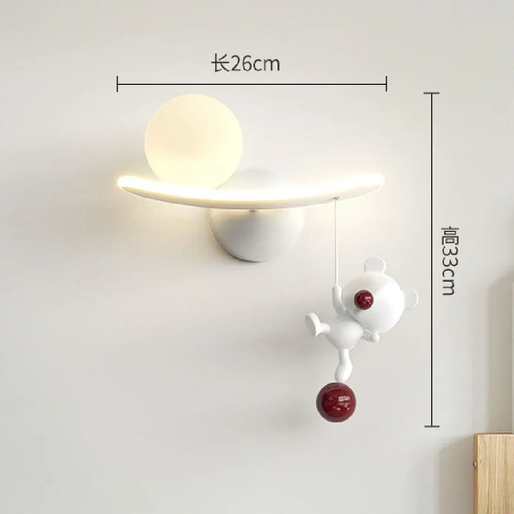 Wall sconce in metal for interior decoration - One