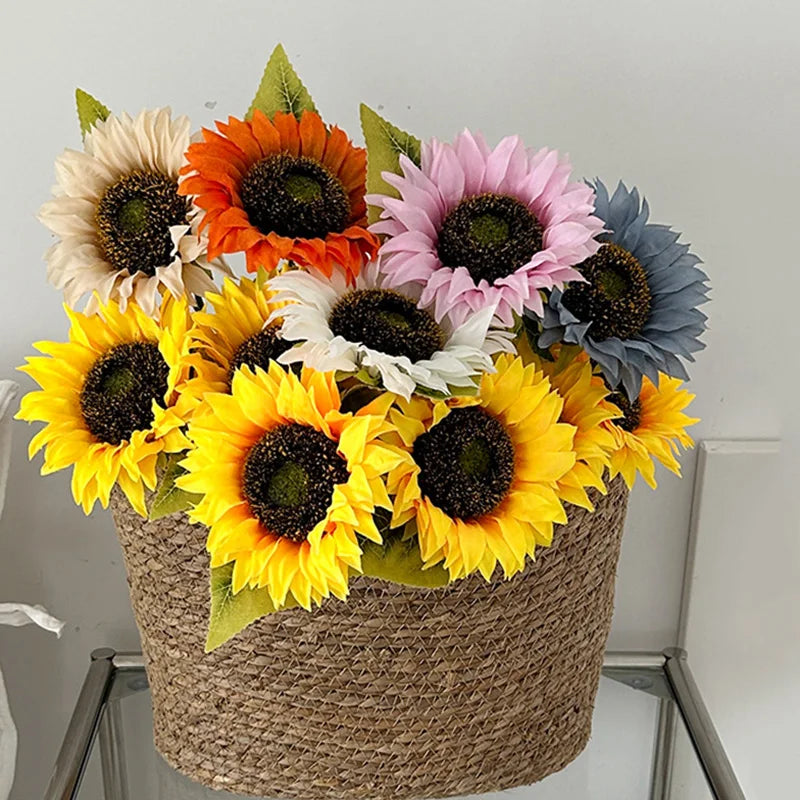 Artificial decorative sunflower for floral arrangements and photography - view 3