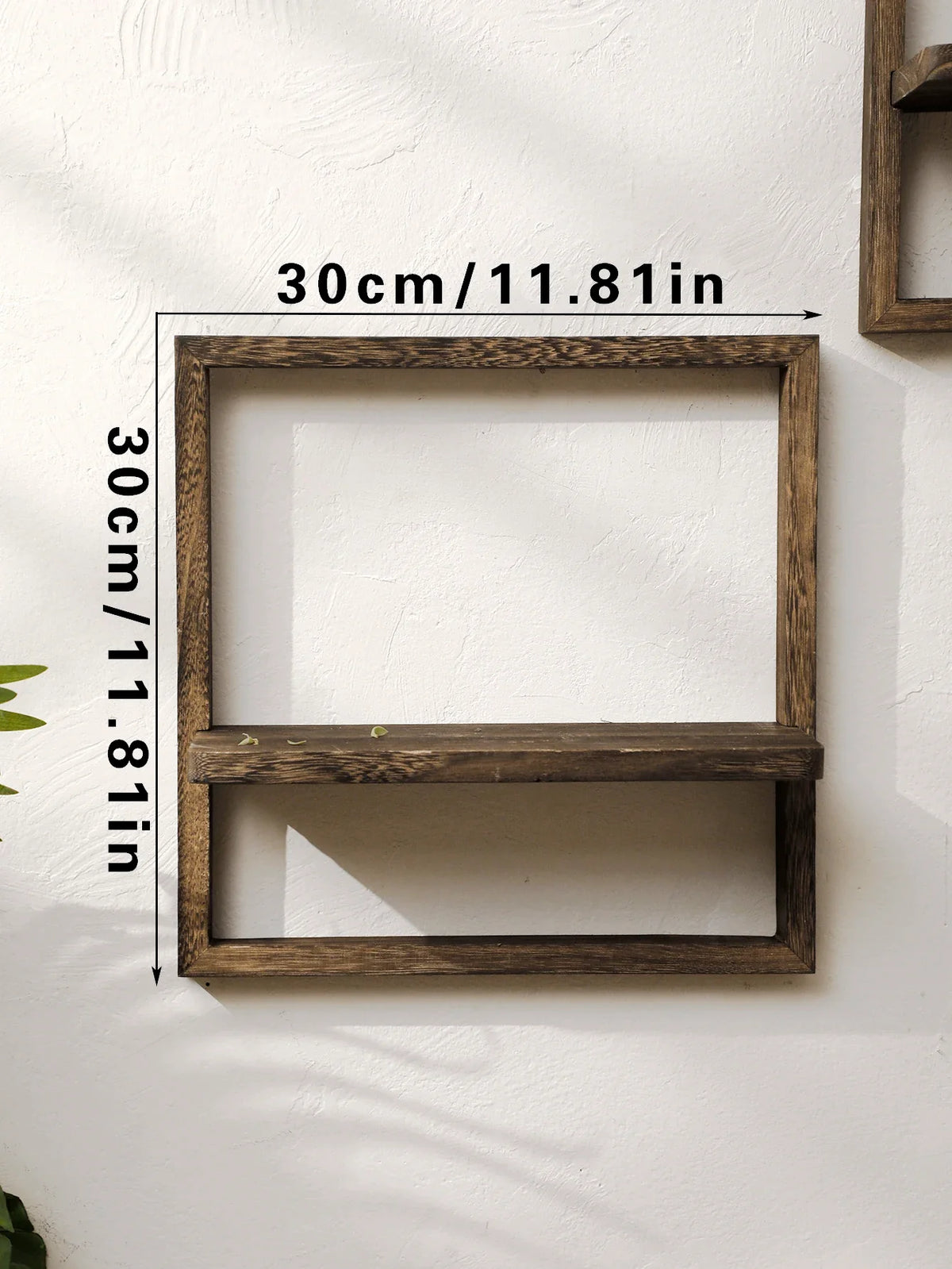 Wooden floating shelf for decorative wall storage - TK101-MS8967