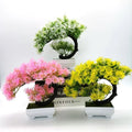 Artificial bonsai decorative plants for office and home