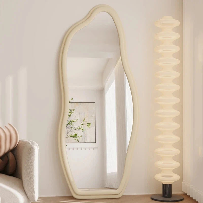 Decorative mirrors corrugated wall design Nordic aesthetic style - view 4