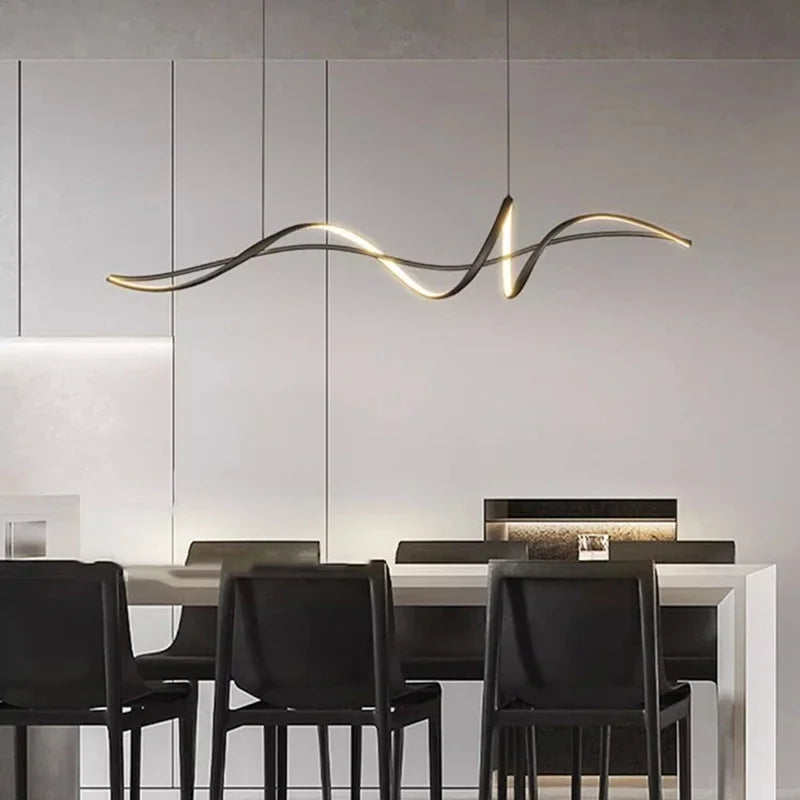 2024 Modern Home Decoration Circular LED Lights, Living Room Chandeliers, Dining Room Chandelier, Indoor Lighting - view 6