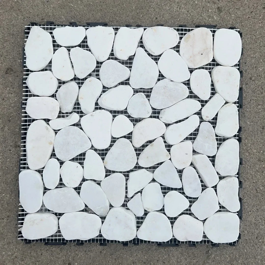 Stone-Look Interlocking Stone Pavers for Patios & Balconies - view 5