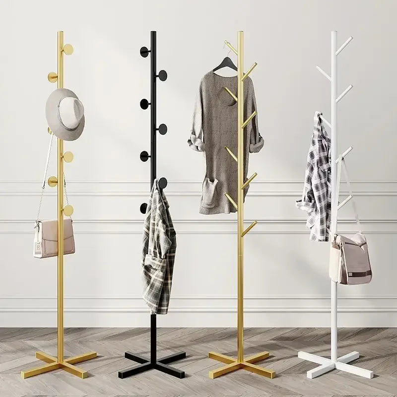 Metal Standing Holder for Purse, Tree with Light, Luxury Rock Plate Base, Marble Scarf and Bag Rack, Minimalist Stand - view 2