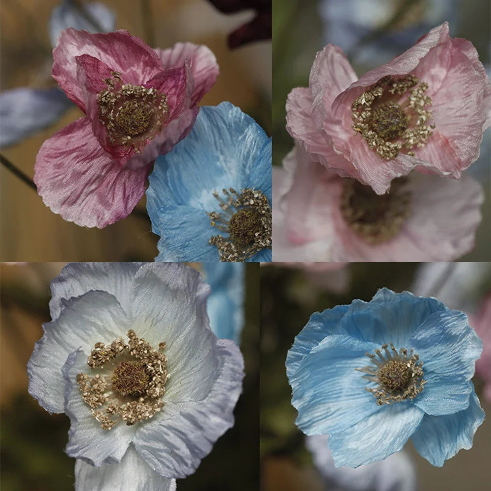Artificial poppie flower for party decoration and garden - view 5