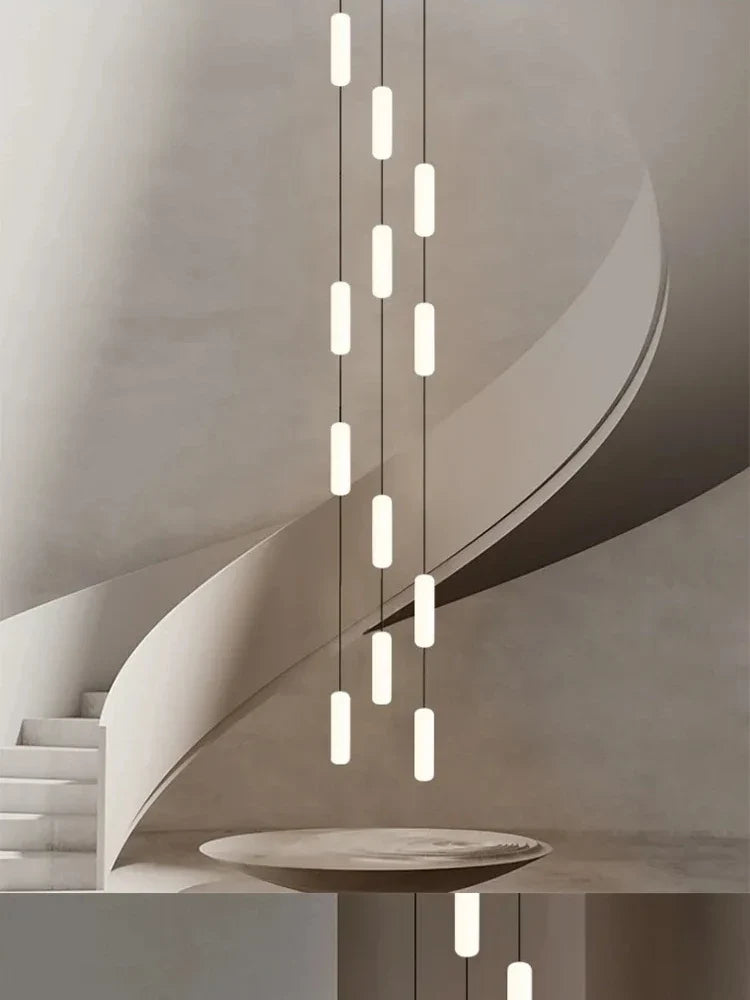 Modern led chandelier for elegant hanging lighting - view 3