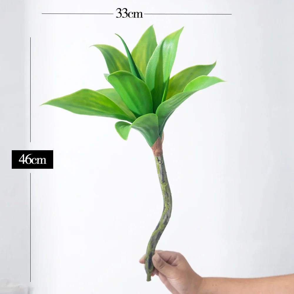 Artificial plants dracaena tropical tree in pot interior decoration - Size S 46cm