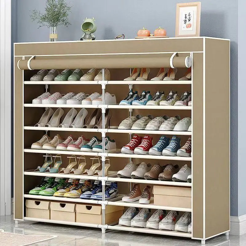 Versatile furniture with shelves and baldaquin support