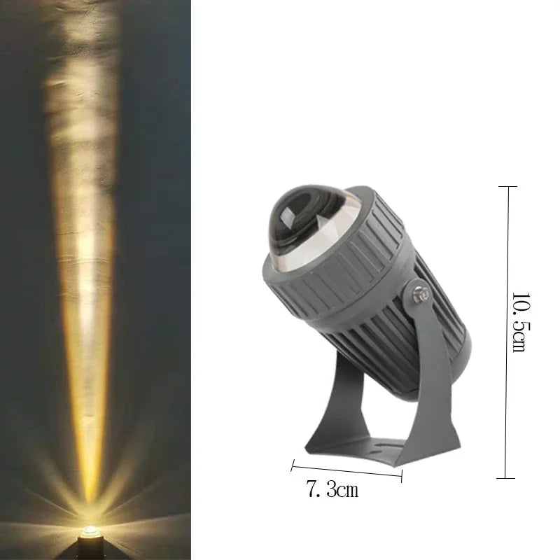 Waterproof outdoor led wall spotlights for landscaping lighting - 20W Warm White 3000K / AC85-265V