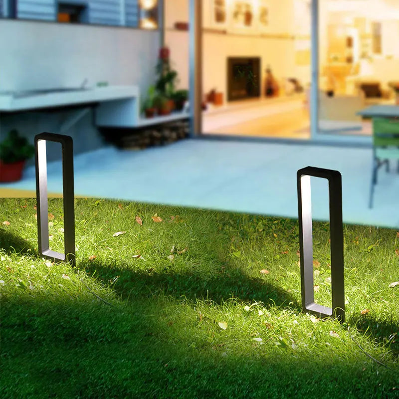 Modern led garden lamp in aluminum for outdoors and landscape - view 3