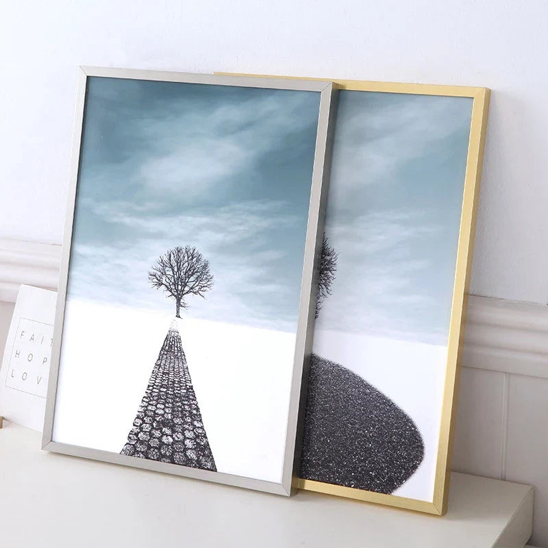 Metal wall picture frame for interior decoration - view 2