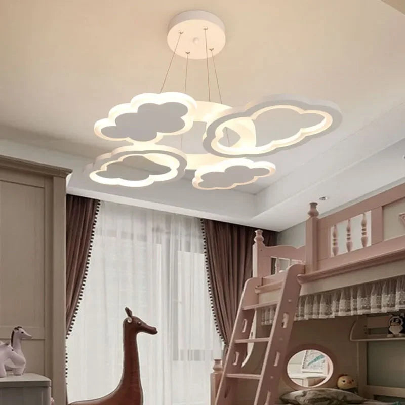 Chandelier modern creative led for children's room and indoor living room