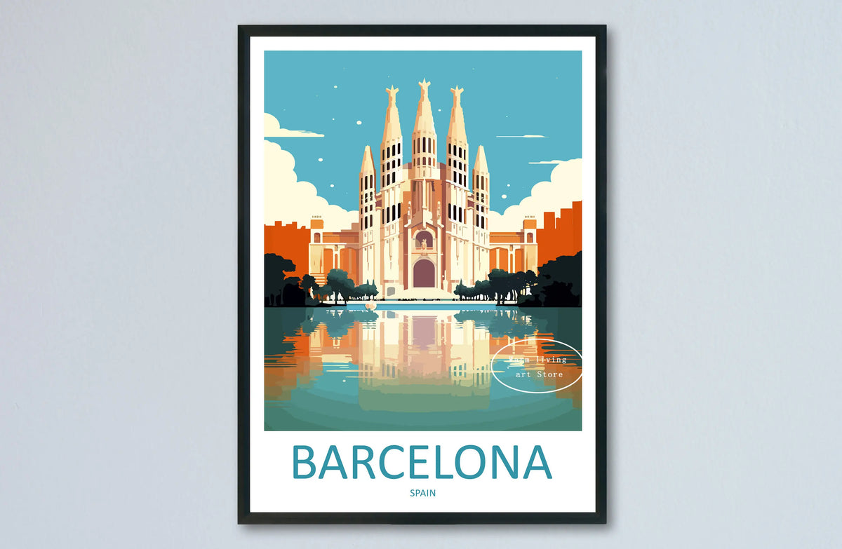 New York Rome Tokyo and Venice Urban Architecture Travel Poster - 60X80cm Unframed / 5