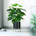 Artificial plants large leaves monstera for interior decoration