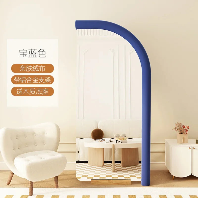 Luxury asymmetrical design wall mirror for interior decoration - 160x60cm7