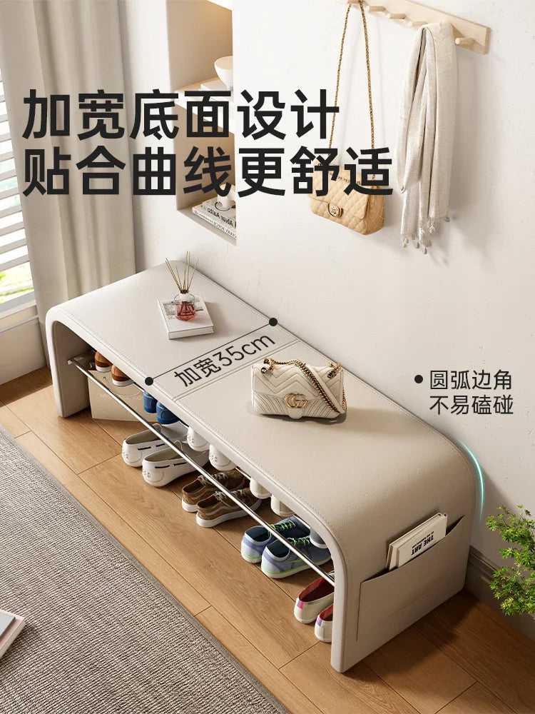 Versatile bench for storage and decorative seat - view 4
