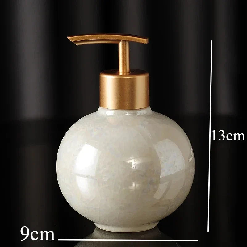 Light ceramic disinfectant holder for travel and bathroom - A--9x13cm 240ml