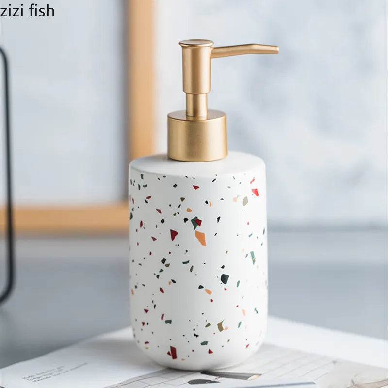 Ceramic bottle for soap and portable lotion - view 5