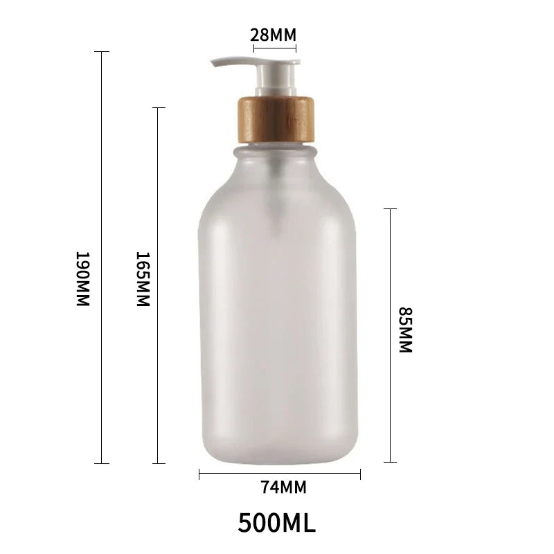 Refillable pump bottle for shampoo and shower gel - S5 500ML
