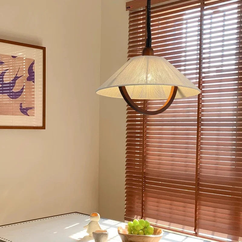 Vintage wooden chandelier for elegant interior decoration - view 2