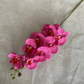 Artificial velvet flower arrangement for elegant decoration - Dark Pink