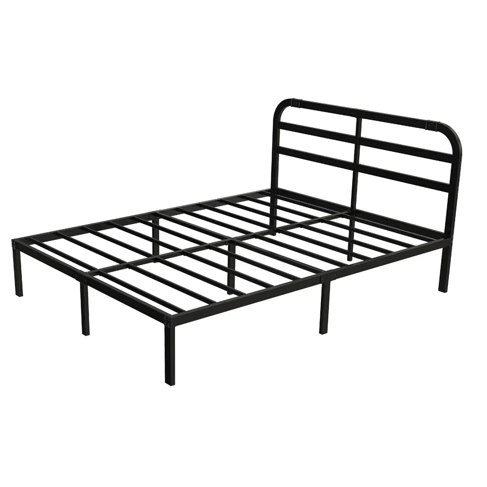 DDPNKL Heavy Duty Metal Bed Frame with Headboard, 3500 lbs Max Weight Capacity Metal Platform, Easy Assembly Mattress Foundation - view 3