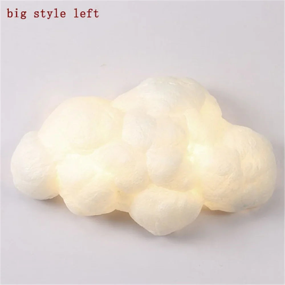 LED wall sconce in imitation decorative silk for children - Ae Large Left