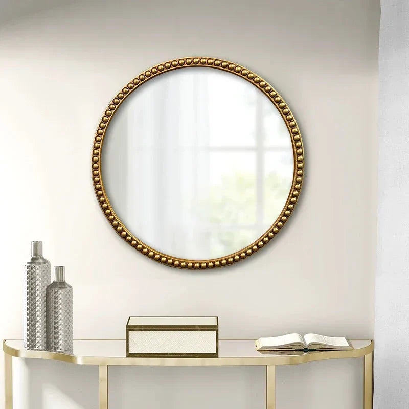 Decorative mirror oval wall in Nordic macrame for decoration - view 5
