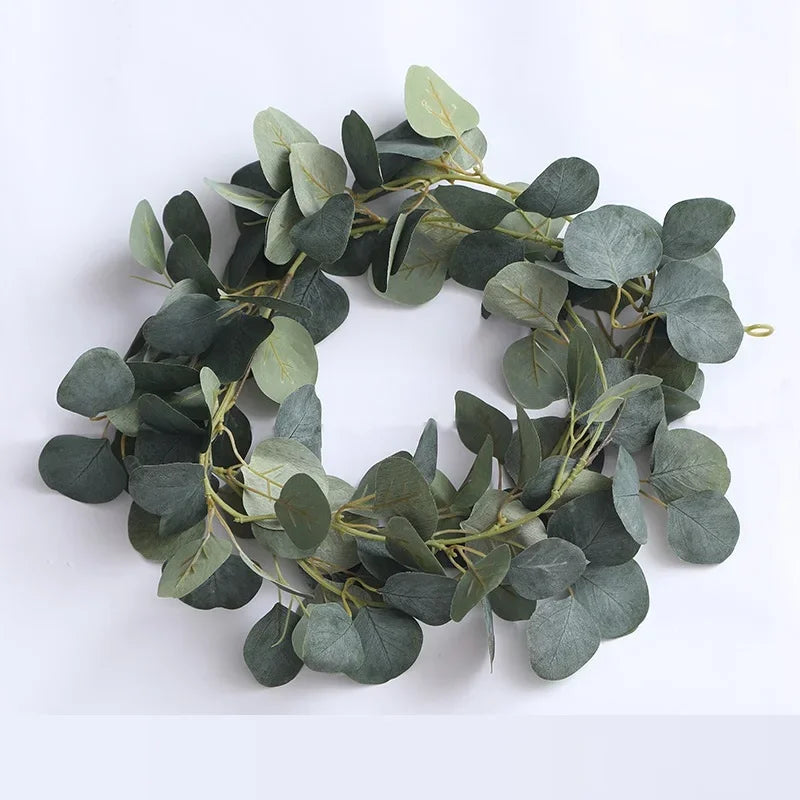 Artificial eucalyptus vines for wedding decoration and events - 180cm 115 Leaves
