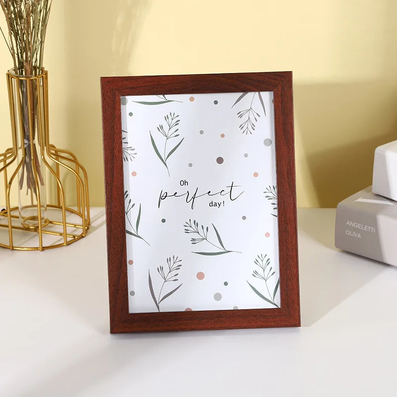 Photo frame in modern wood for interior decoration - 1 / 10,2 x 15,2