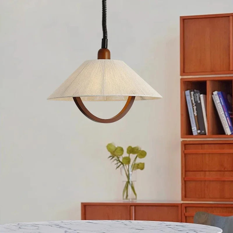 Vintage wooden chandelier for elegant interior decoration - view 5