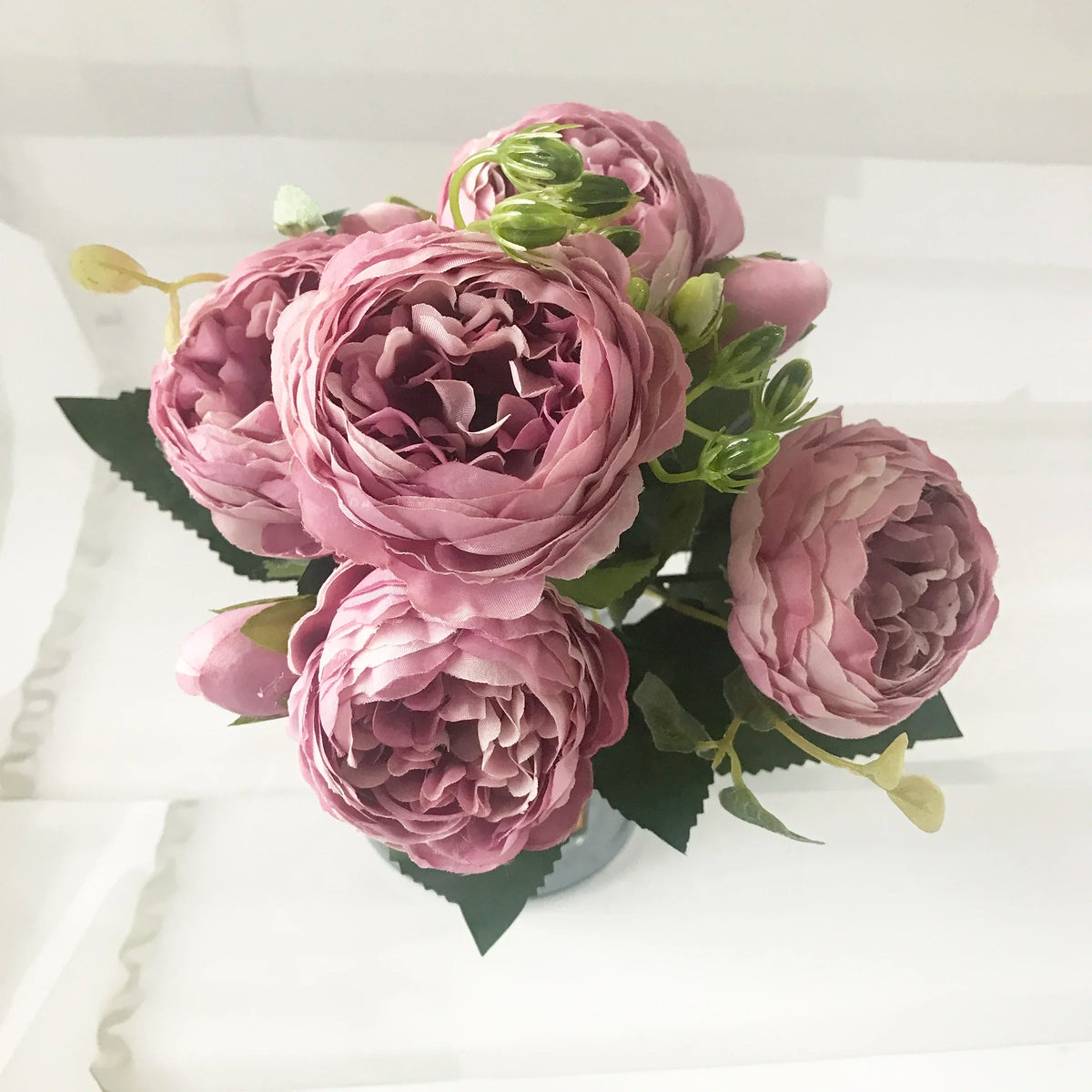 Bouquet of artificial peonies for interior wedding decoration - 10