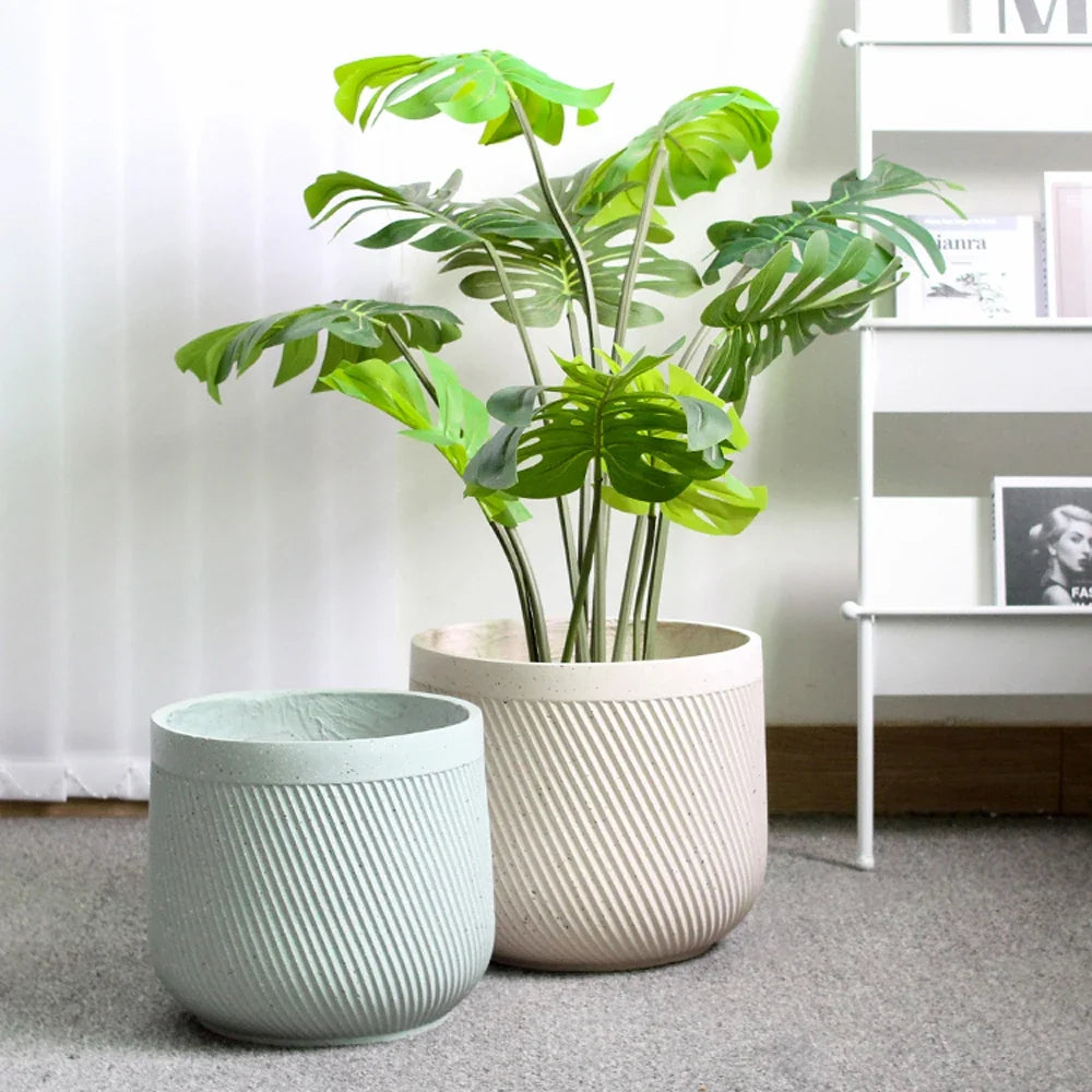 Silicone mould for European design concrete flower pot