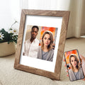 Vintage wood frame for couples