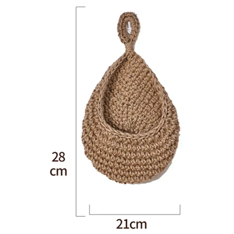 Hand woven wall basket for decorative fruits and vegetables - XL