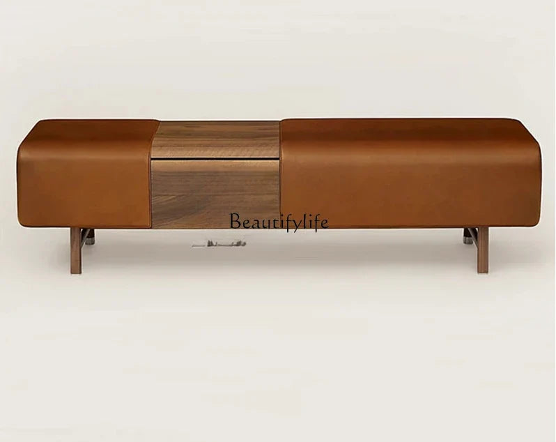 Light and simple Italian luxury stool for bench and sofa - view 4