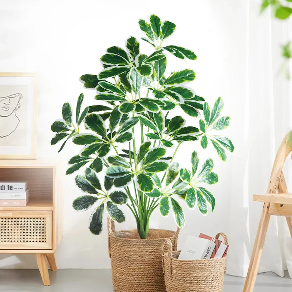Artificial palm plants and monstera for interior and exterior decoration - view 2