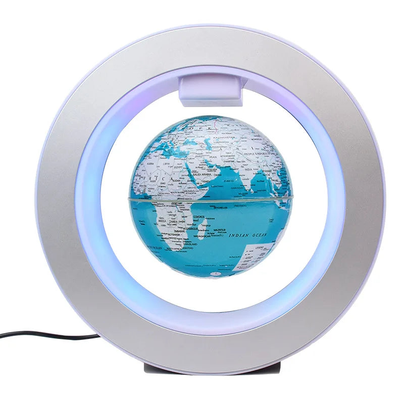 Magnetic invitation globe decoration living room black technology new high-end decorative gifts with hand gifts, - English version