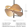 Nordic fabric during light, living room, dining room, bedroom, B&B decoration, home during light - D60cm / 3 changeable light
