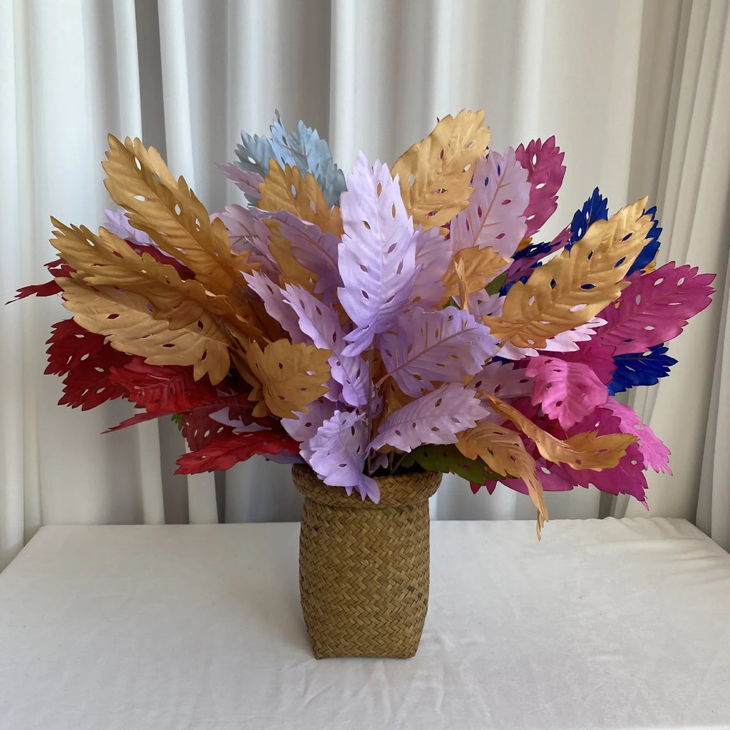 Artificial plants silk leaves for floral decoration - view 3