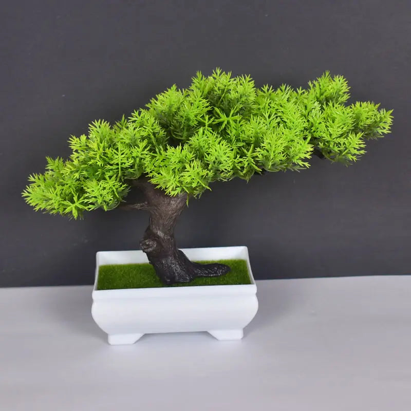 Plastic bonsai artificial plant for interior decoration - view 2
