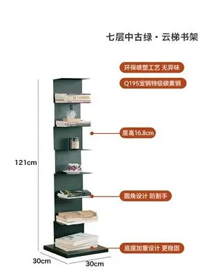 Multifunction shelf for coffee and decorative books - Style11