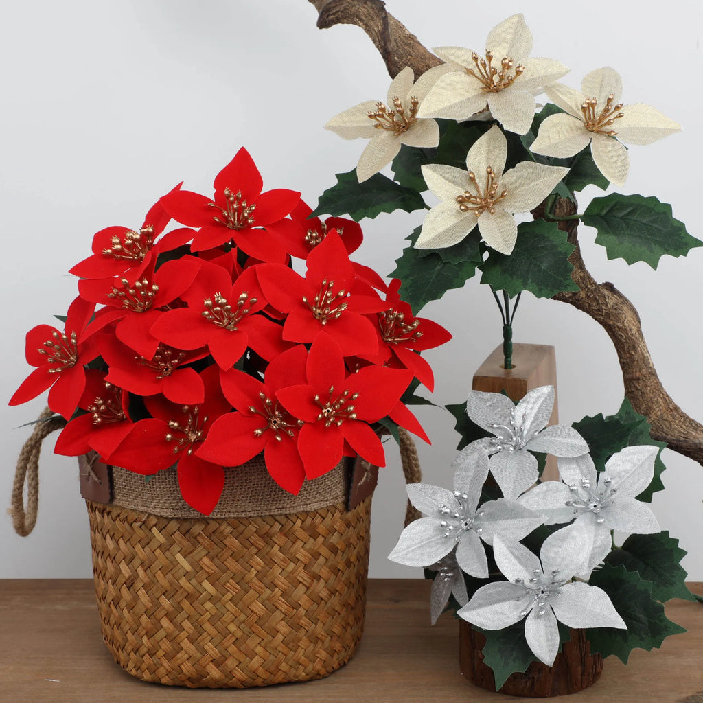 Bouquet of artificial flowers for Christmas and wedding 2025 - view 4