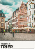 Elegant German Cities Artistic Poster for Wall Decor - 40X50cm Unframed / 12