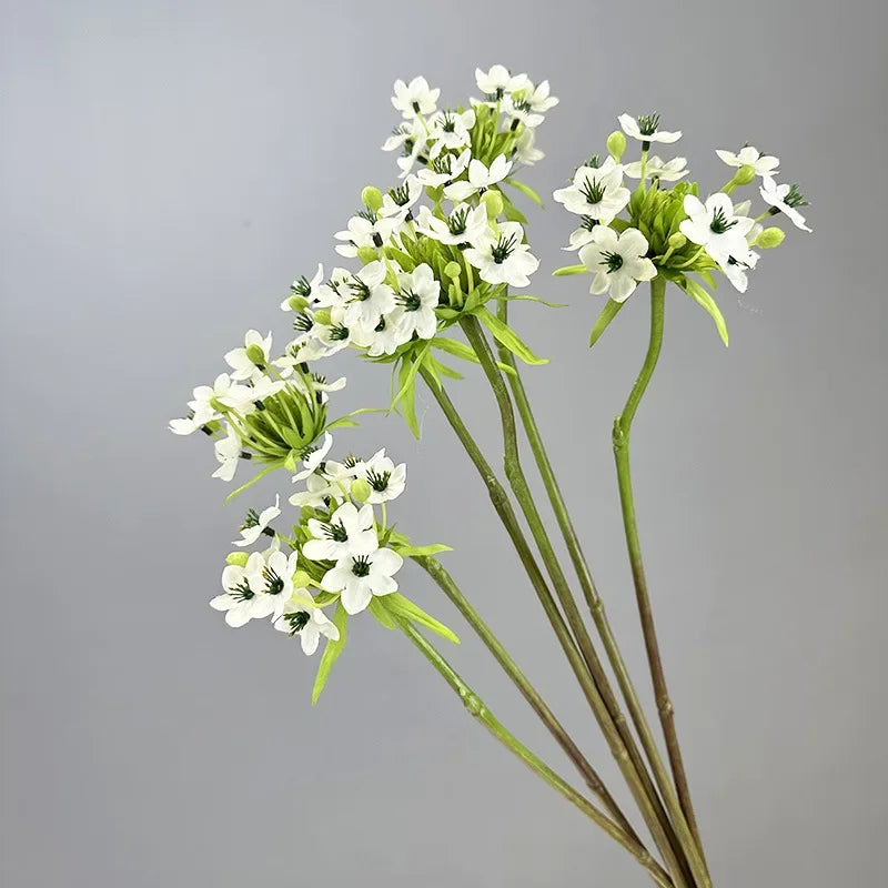 Artificial velvet silk flowers for elegant decoration - view 4